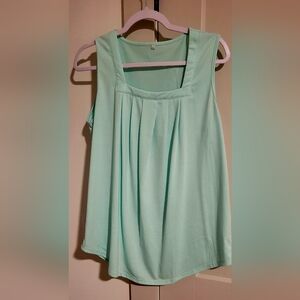 Mint Green Sleeveless Top